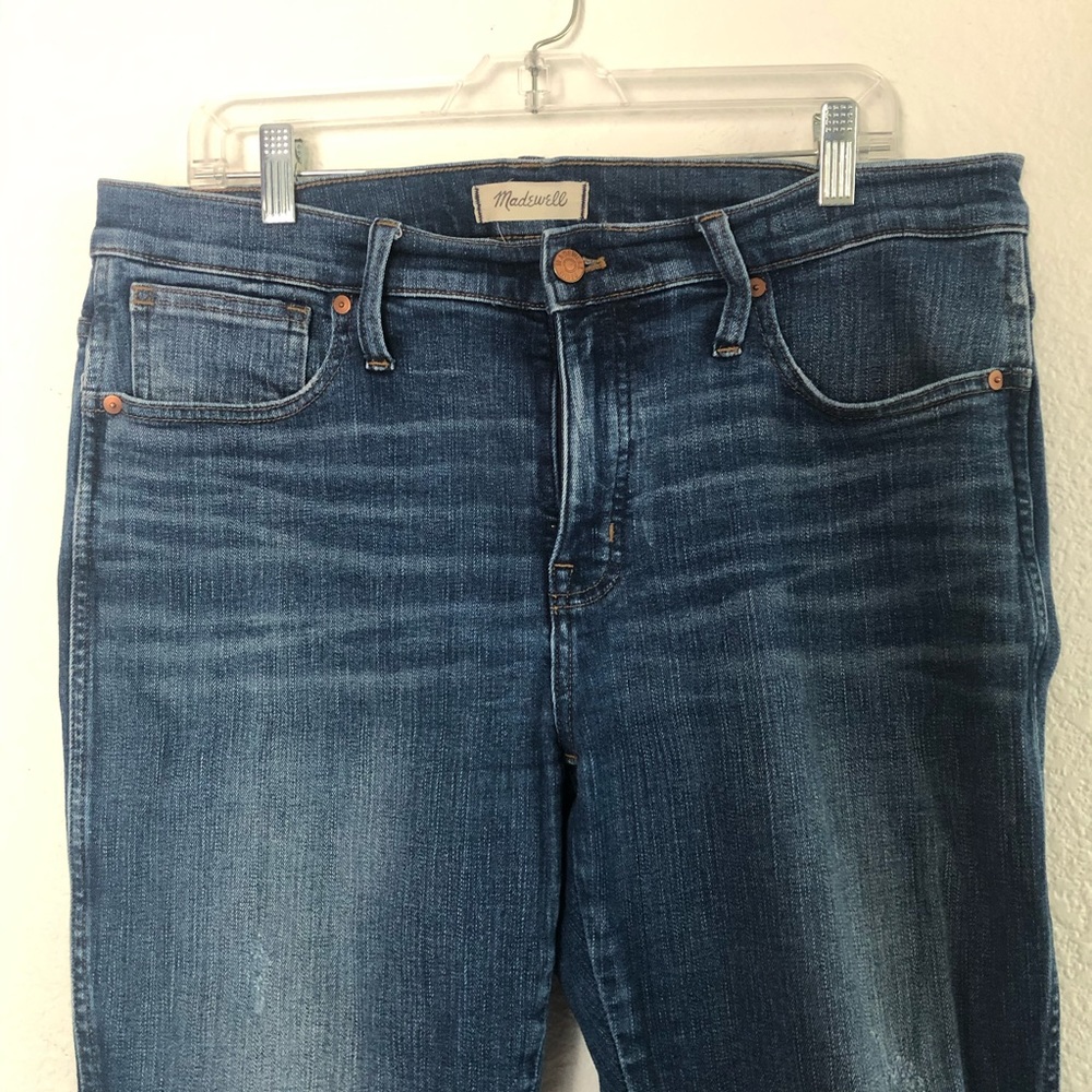 Madewell 9” High-Rise Skinny Jeans, Distressed